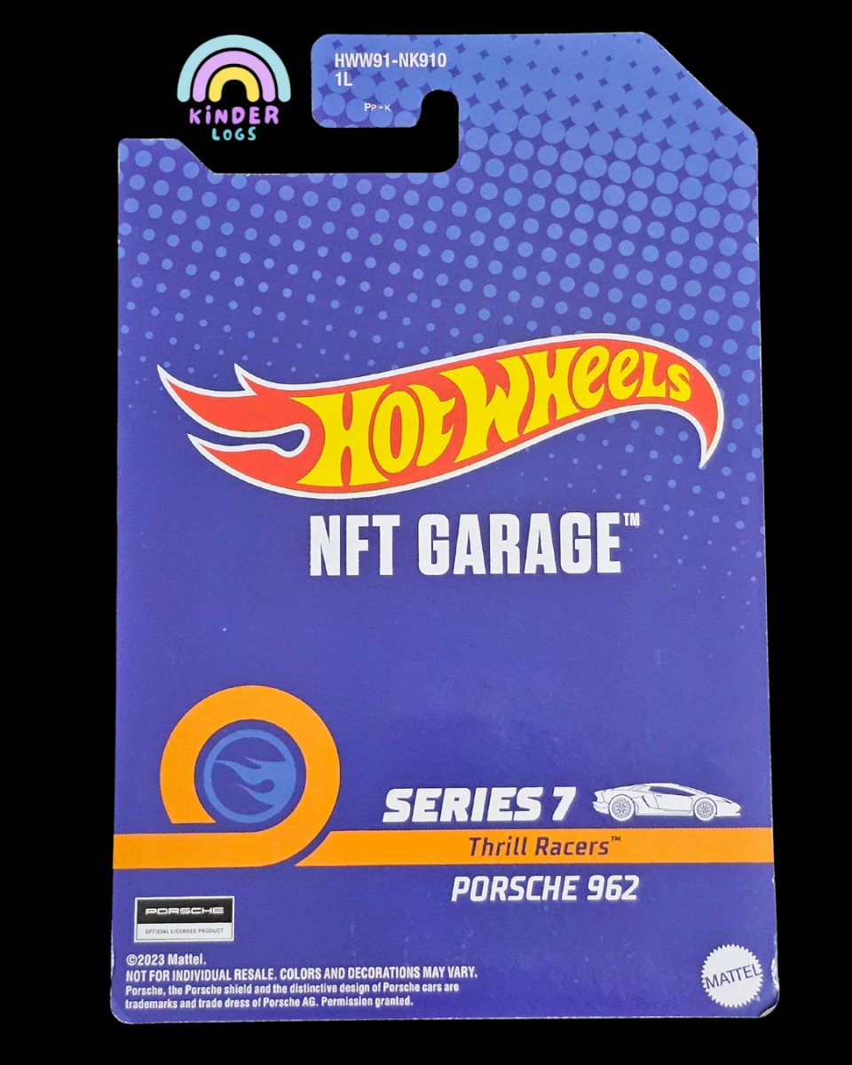 Hot Wheels NFT Garage Porsche 962 (Spectraflame Gold) - Kinder Logs