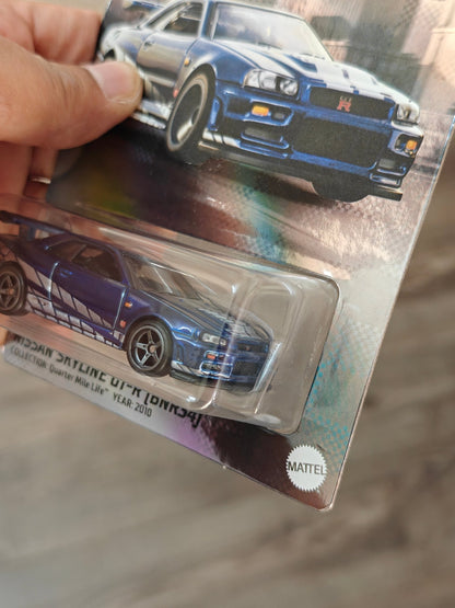 Hot Wheels NFT Nissan Skyline GT-R BNR34 #01 - F&F (Imported) - Kinder Logs