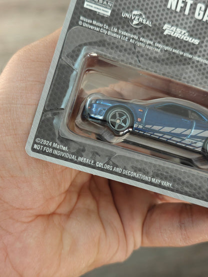 Hot Wheels NFT Nissan Skyline GT-R BNR34 #01 - F&F (Imported) - Kinder Logs