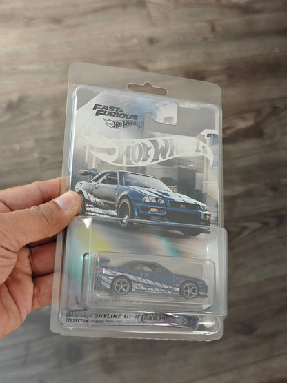 Hot Wheels NFT Nissan Skyline GT-R BNR34 #01 - F&F (Imported) - Kinder Logs
