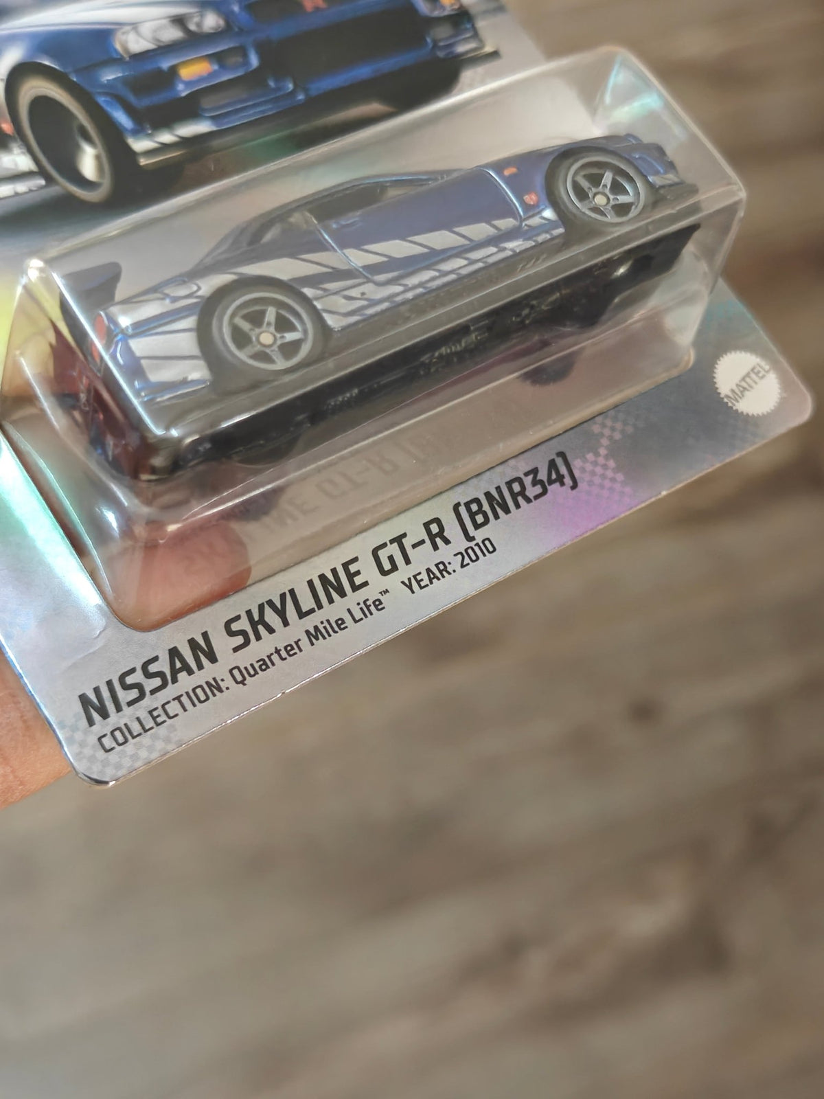 Hot Wheels NFT Nissan Skyline GT-R BNR34 #01 - F&F (Imported) - Kinder Logs