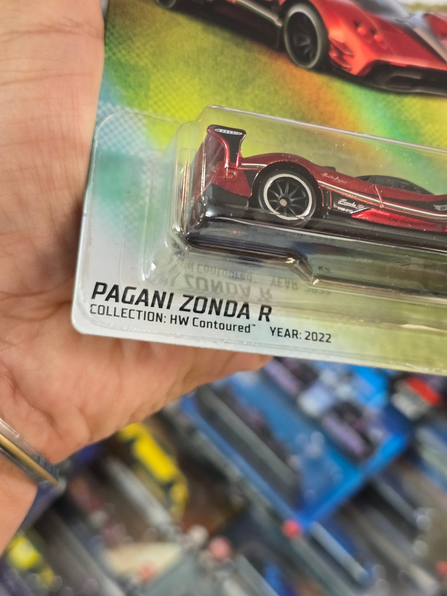 Hot Wheels NFT Pagani Zonda R (Spectraflame Red) - Kinder Logs