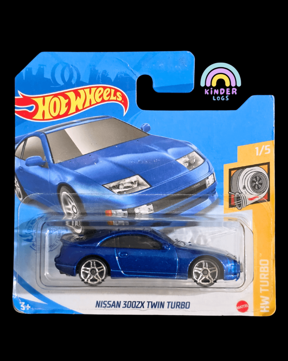 Hot Wheels Nissan 300ZX Twin Turbo - Short Card (Imported) - Kinder Logs