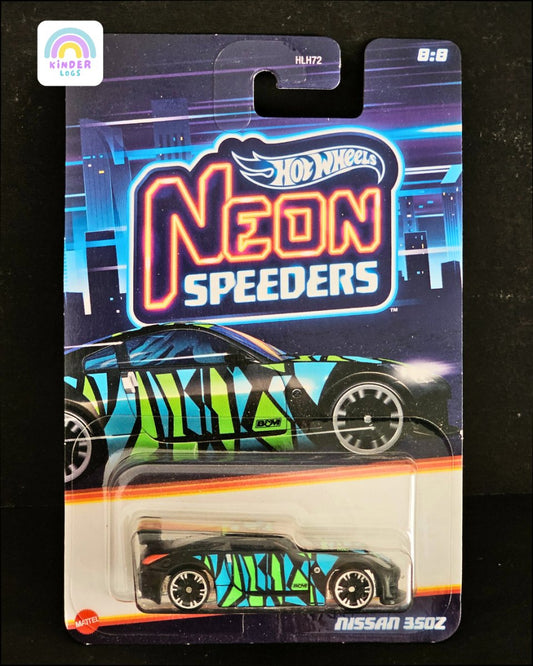 Hot Wheels Nissan 350Z - Neon Speeders - Kinder Logs