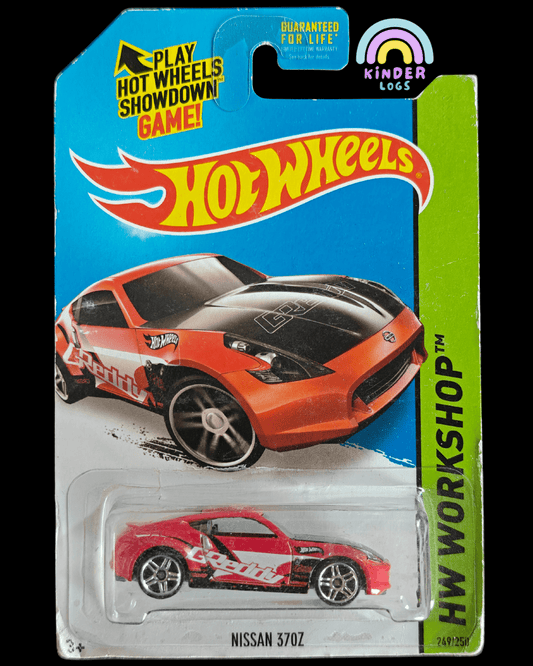 Hot Wheels Nissan 370Z GReddy - HW Workshop (Imported) - Kinder Logs