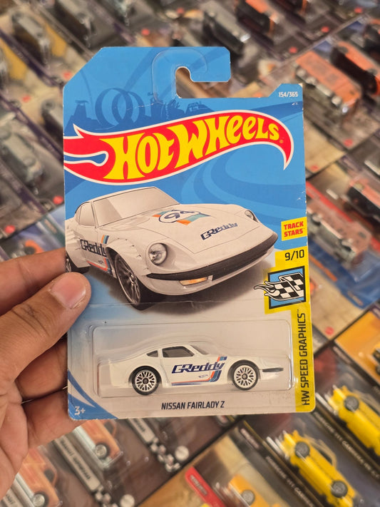 Hot Wheels Nissan Fairlady Z GReddy Edition (2018 Card) - Kinder Logs