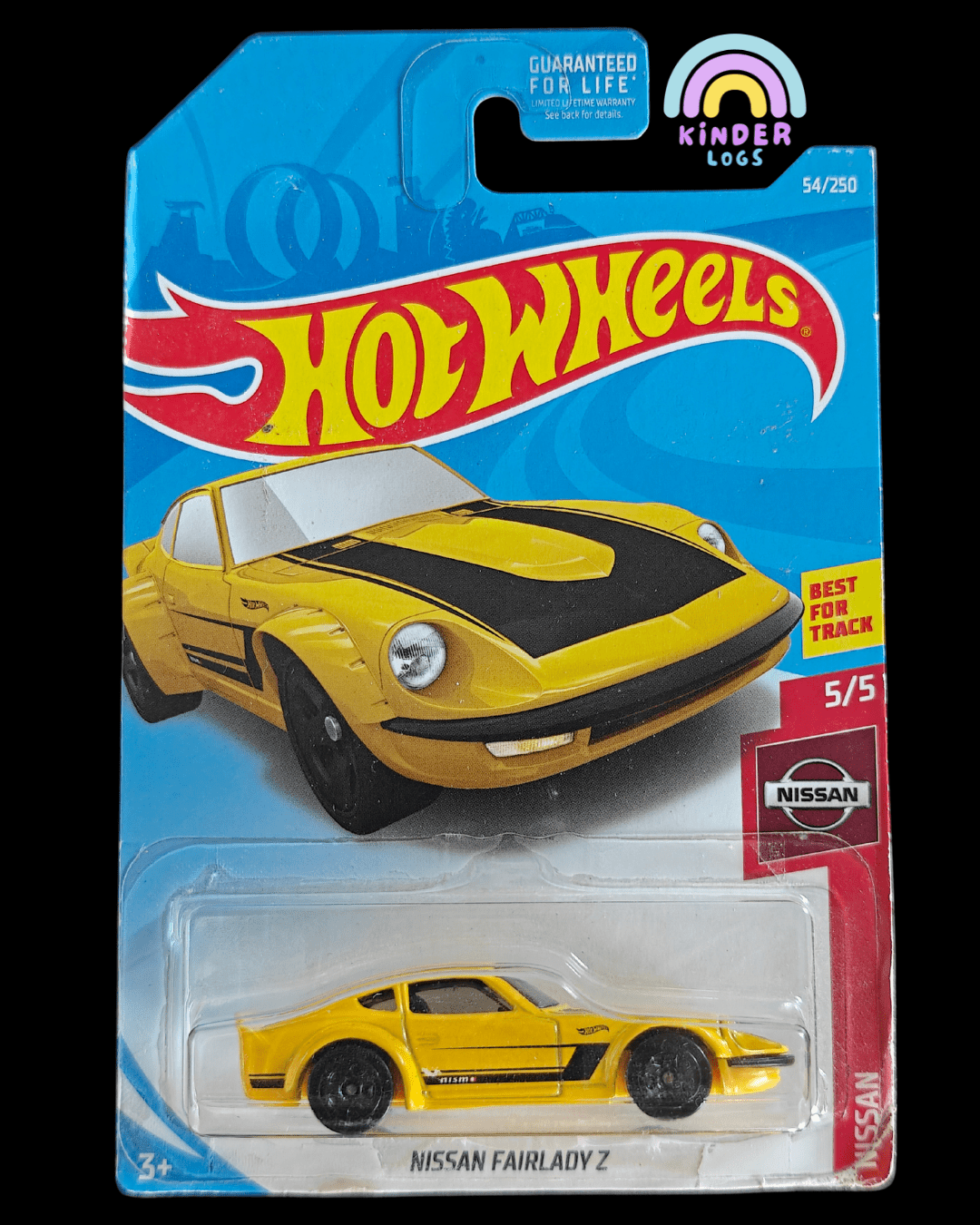 Hot Wheels Nissan Fairlady Z - Yellow (Imported) - Kinder Logs