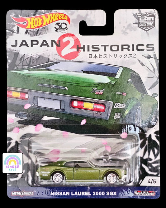 Hot Wheels Nissan Laurel 2000 SGX - Japan Historics 2 - Kinder Logs