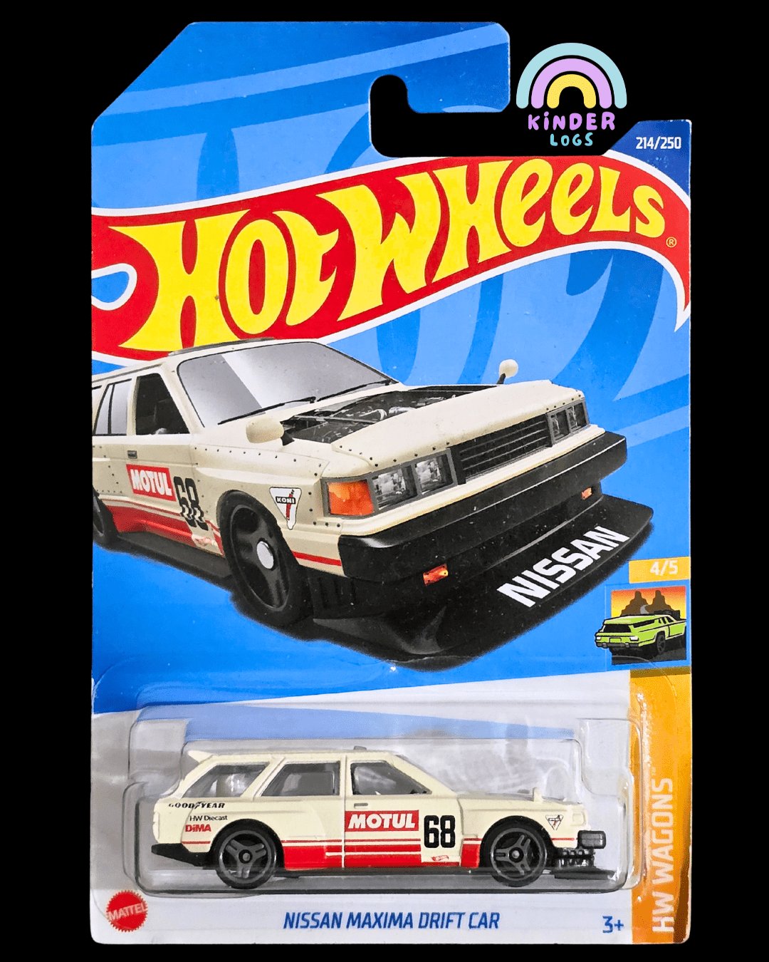 Hot Wheels Nissan Maxima Drift Car MOTUL Edition (Imported) - Kinder Logs