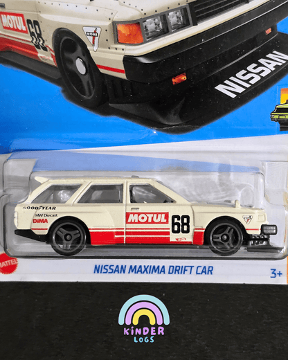 Hot Wheels Nissan Maxima Drift Car MOTUL Edition (Imported) - Kinder Logs