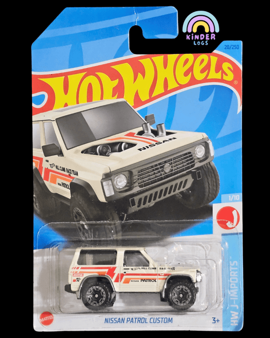 Hot Wheels Nissan Patrol Custom (Cream) - Kinder Logs