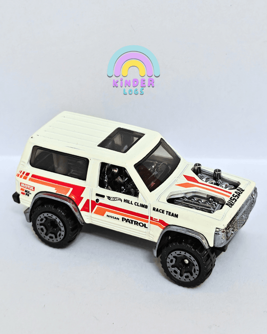 Hot Wheels Nissan Patrol Custom Model - Hill Climb Race Team (Uncarded - New) - Kinder Logs