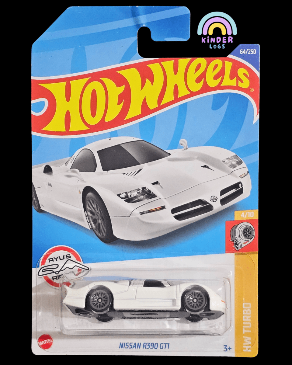 Hot Wheels Nissan R390 GTI - Ryu's Rides - Kinder Logs