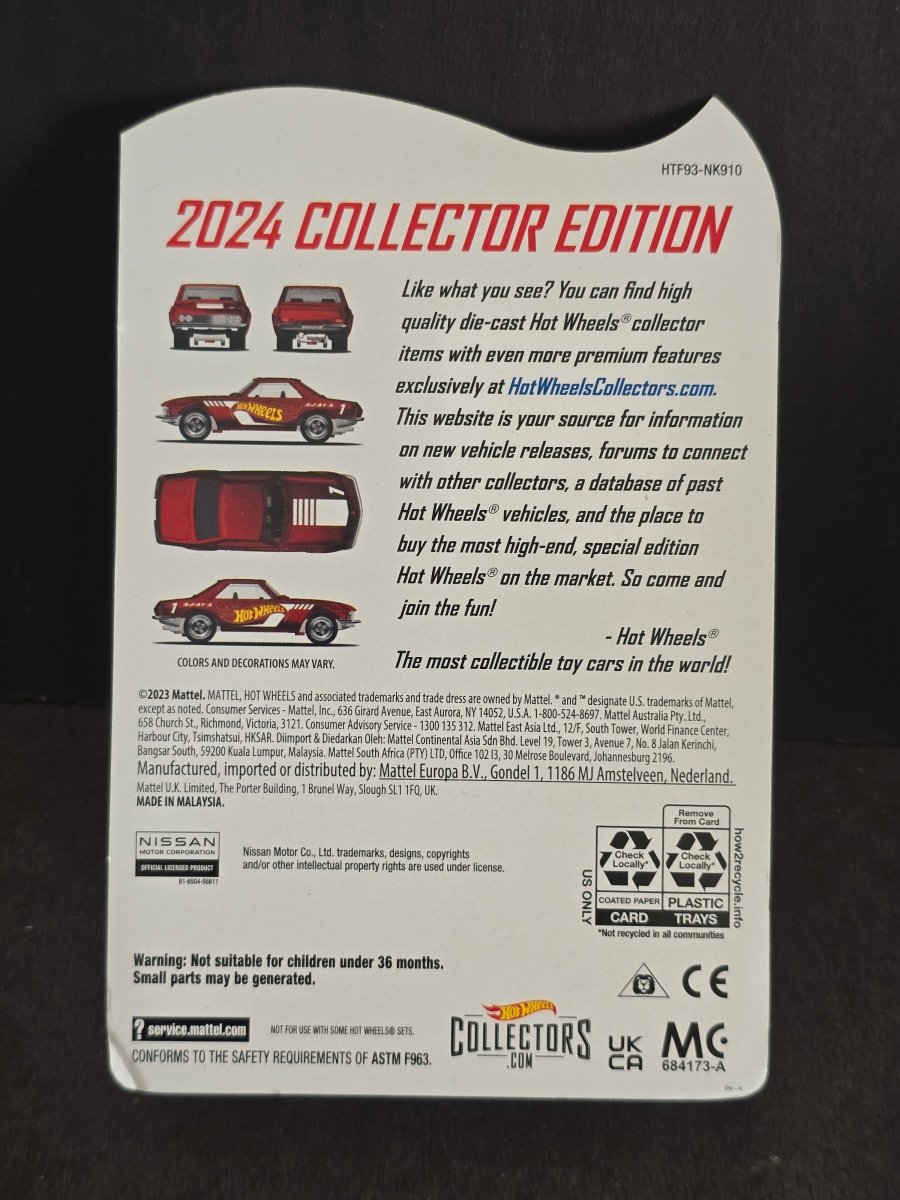 Hot Wheels Nissan Silvia (CSP311) - 2024 Collector Edition - Kinder Logs
