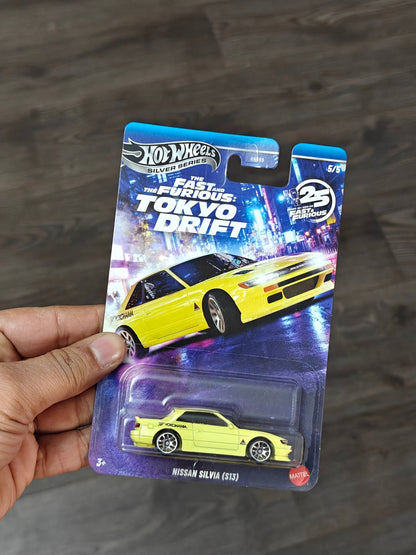 Hot Wheels Nissan Silvia S13 - Fast and Furious Tokyo Drift (Imported) - Kinder Logs