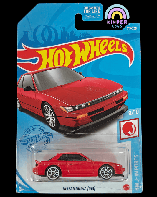 Hot Wheels Nissan Silvia S13 - Red (Imported) - Kinder Logs