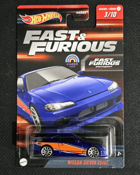 Hot Wheels Nissan Silvia S15 "Mona Lisa" - Fast & Furious Tokyo Drift - Kinder Logs