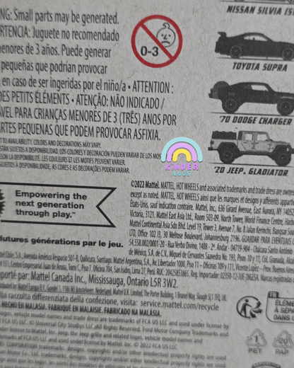 Hot Wheels Nissan Silvia S15 "Mona Lisa" - Fast & Furious Tokyo Drift - Kinder Logs