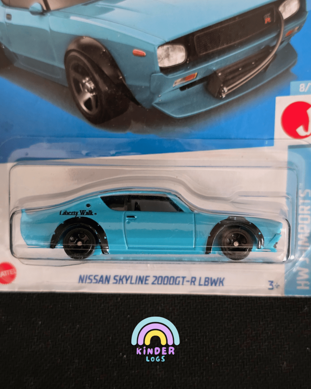 Hot Wheels Nissan Skyline 2000 GT - R LBWK (Liberty Walk) - Kinder Logs