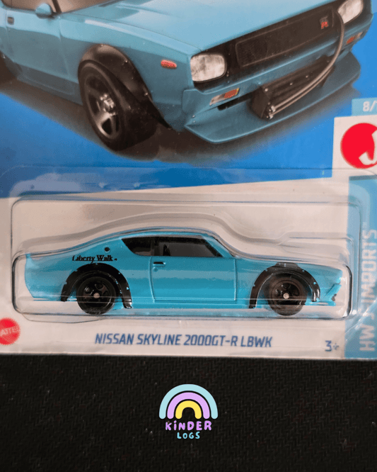 Hot Wheels Nissan Skyline 2000 GT - R LBWK (Liberty Walk) - Kinder Logs
