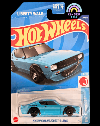 Hot Wheels Nissan Skyline 2000 GT - R LBWK (Liberty Walk) - Kinder Logs
