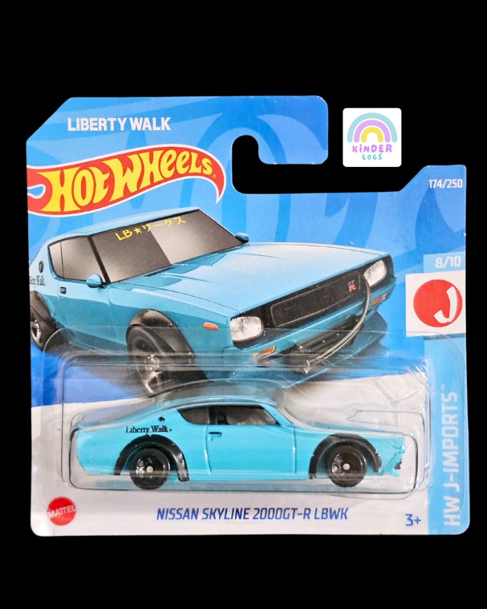 Hot Wheels Nissan Skyline 2000 GT - R Liberty Walk (Short Card) - Kinder Logs