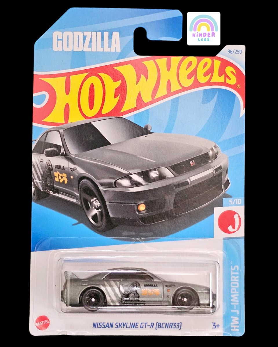 Hot Wheels Nissan Skyline GT - R BCNR33 Godzilla (N Case) - Kinder Logs