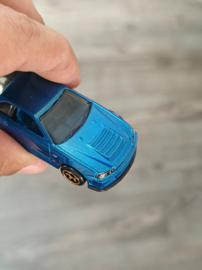 Hot Wheels Nissan Skyline GT-R BNR34 - Blue (Uncarded - New) - Kinder Logs