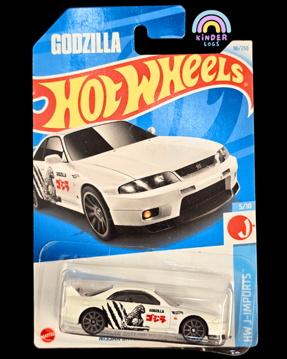 Hot Wheels Nissan Skyline GT-R BCNR33 Godzilla (White) - Creased Hot Wheels Nissan Skyline GT-R BCNR33 Godzilla (White) - Creased