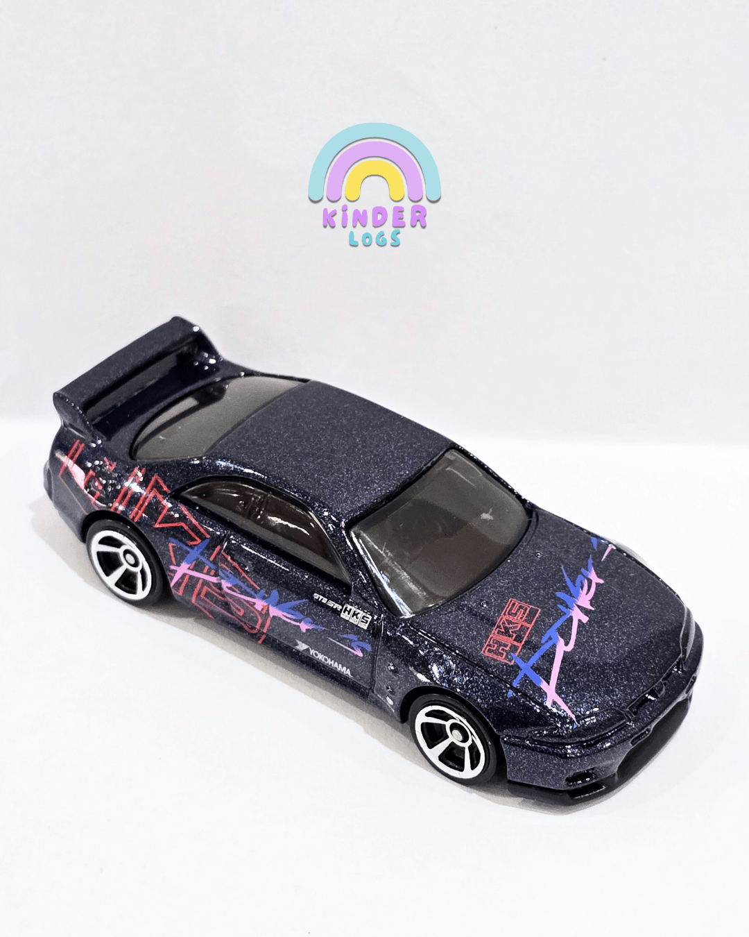 Hot Wheels Nissan Skyline GT - R R33 HKS Power's (Uncarded) - Kinder Logs