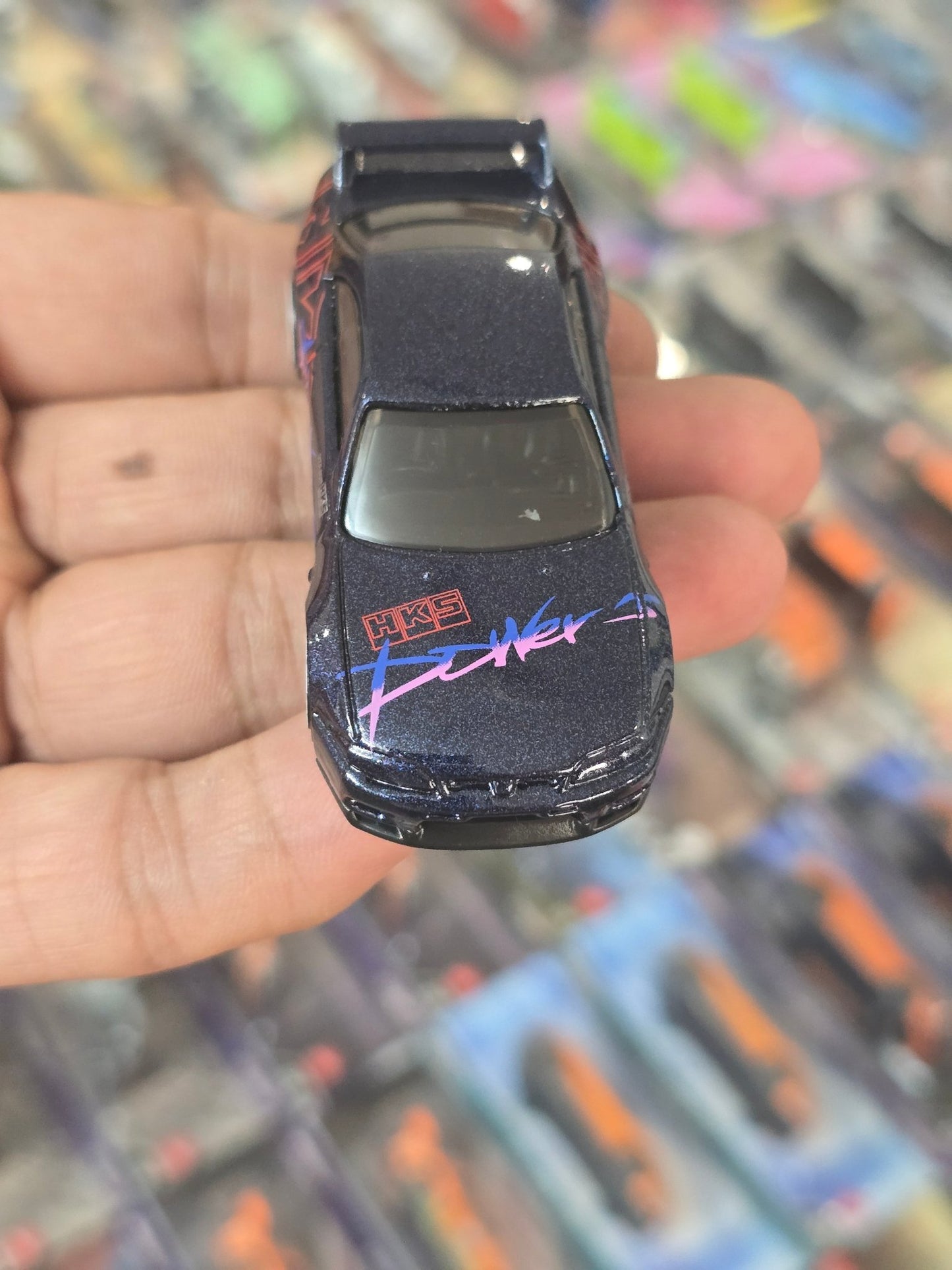 Hot Wheels Nissan Skyline GT - R R33 HKS Power's (Uncarded) - Kinder Logs