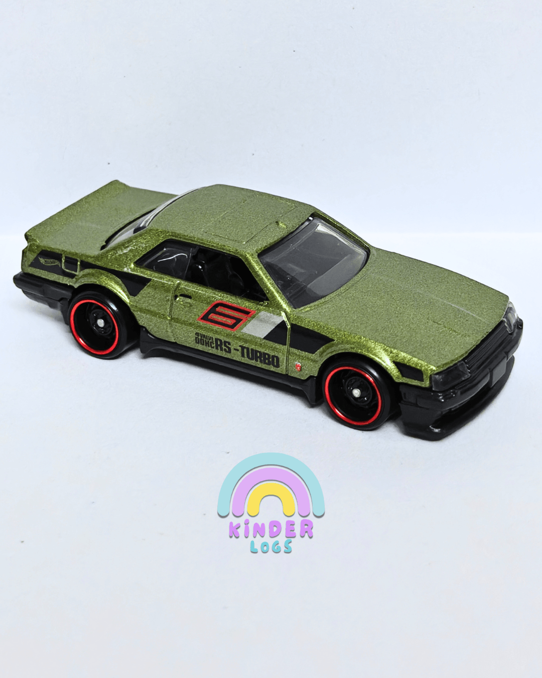 Hot Wheels Nissan Skyline RS KDR30 - Green Imported (Uncarded - New) - Kinder Logs