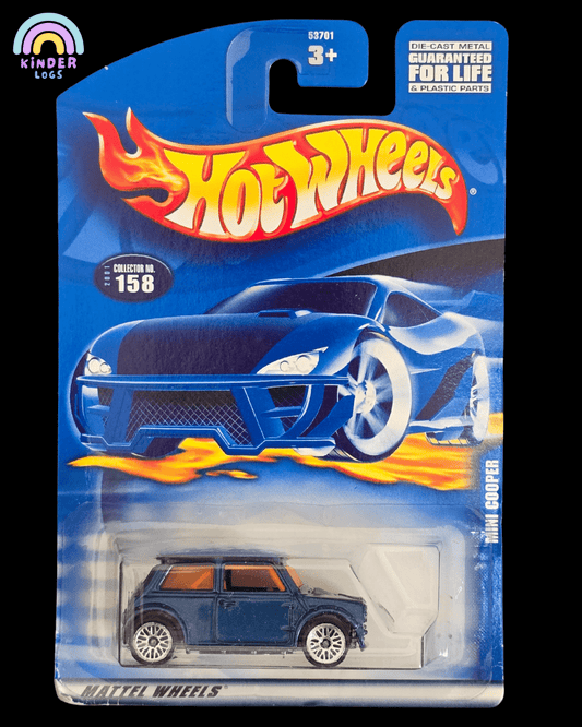 Hot Wheels Old Mini Cooper - Collector No. 158 - Kinder Logs