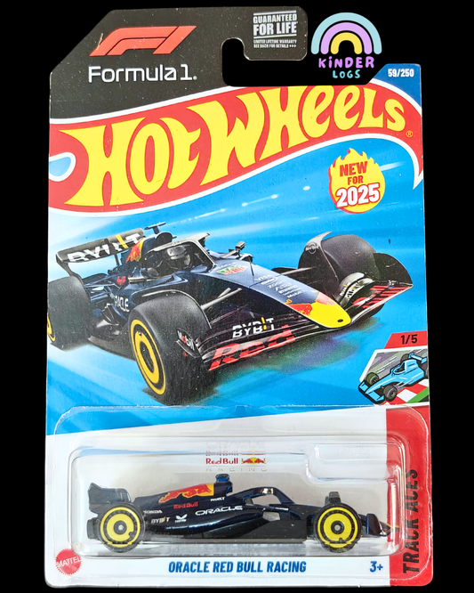 Hot Wheels Oracle Red Bull Formula 1 Car - US Card (Imported) - Kinder Logs