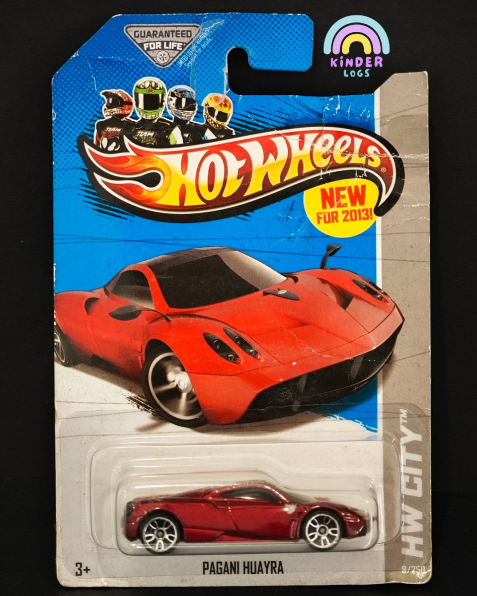 Hot Wheels Pagani Huayra - Guaranteed For Life - Kinder Logs