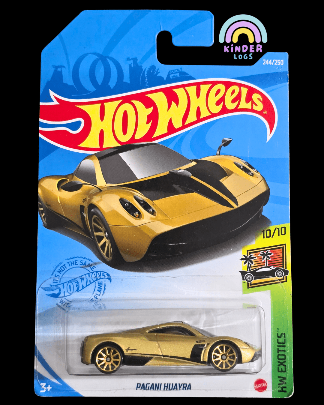 Hot Wheels Pagani Huayra - Rare Gold Color (Imported) - Kinder Logs