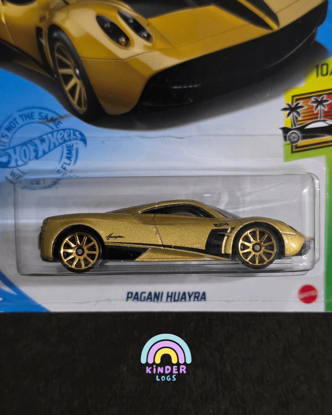Hot Wheels Pagani Huayra - Rare Gold Color (Imported) - Kinder Logs