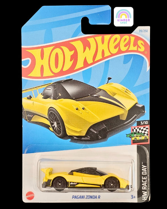 Hot Wheels Pagani Zonda R - Yellow Color (J Case) - Kinder Logs
