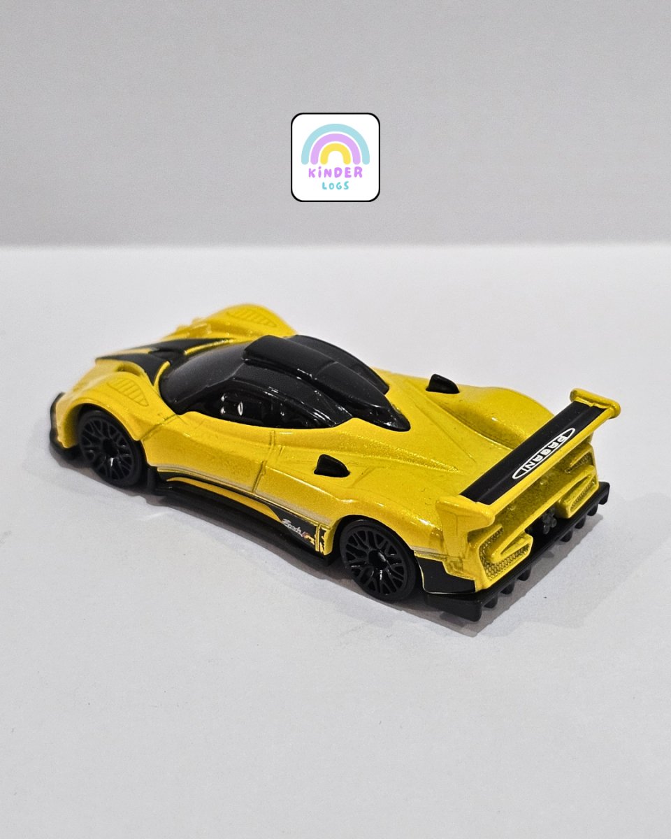 Hot Wheels Pagani Zonda R - Yellow Color (Uncarded) - Kinder Logs