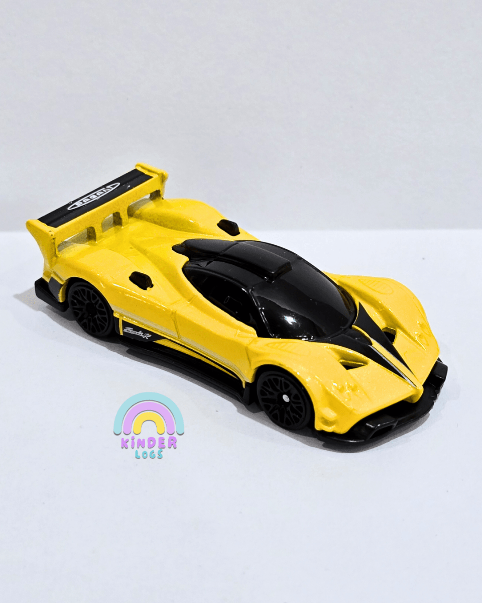 Hot Wheels Pagani Zonda R - Yellow (Uncarded) - Kinder Logs