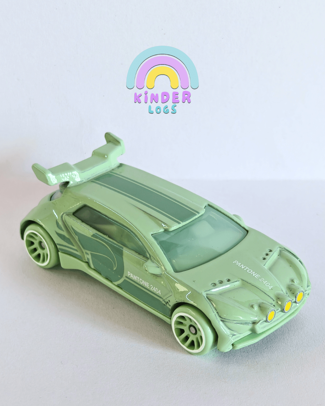 Hot Wheels 'Pantone 2404' Rally Finale (Uncarded - New) - Kinder Logs