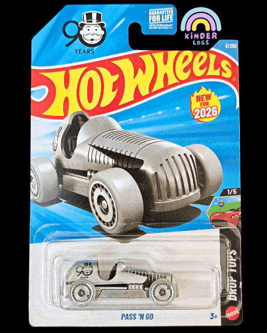 Hot Wheels Pass 'n Go Monopoly 90th Anniversary (Imported) - Kinder Logs