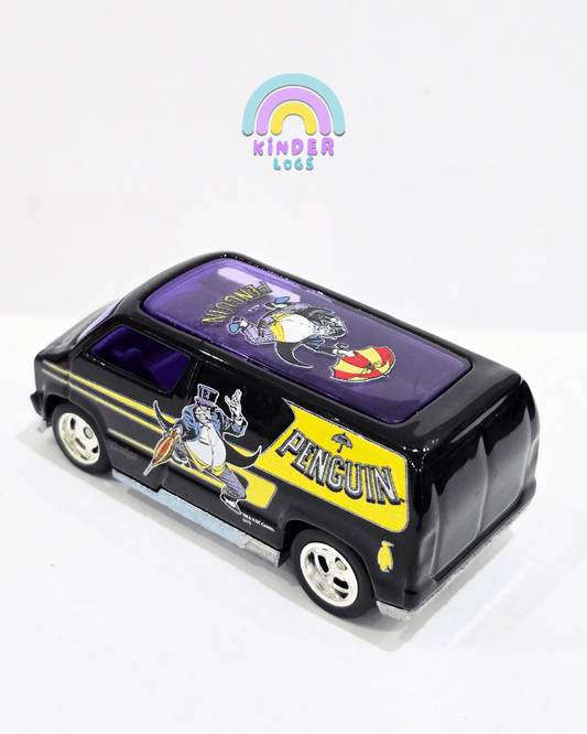 Hot Wheels Penguin Custom 1977 Dodge Van - Super Rare (Uncarded) - Kinder Logs