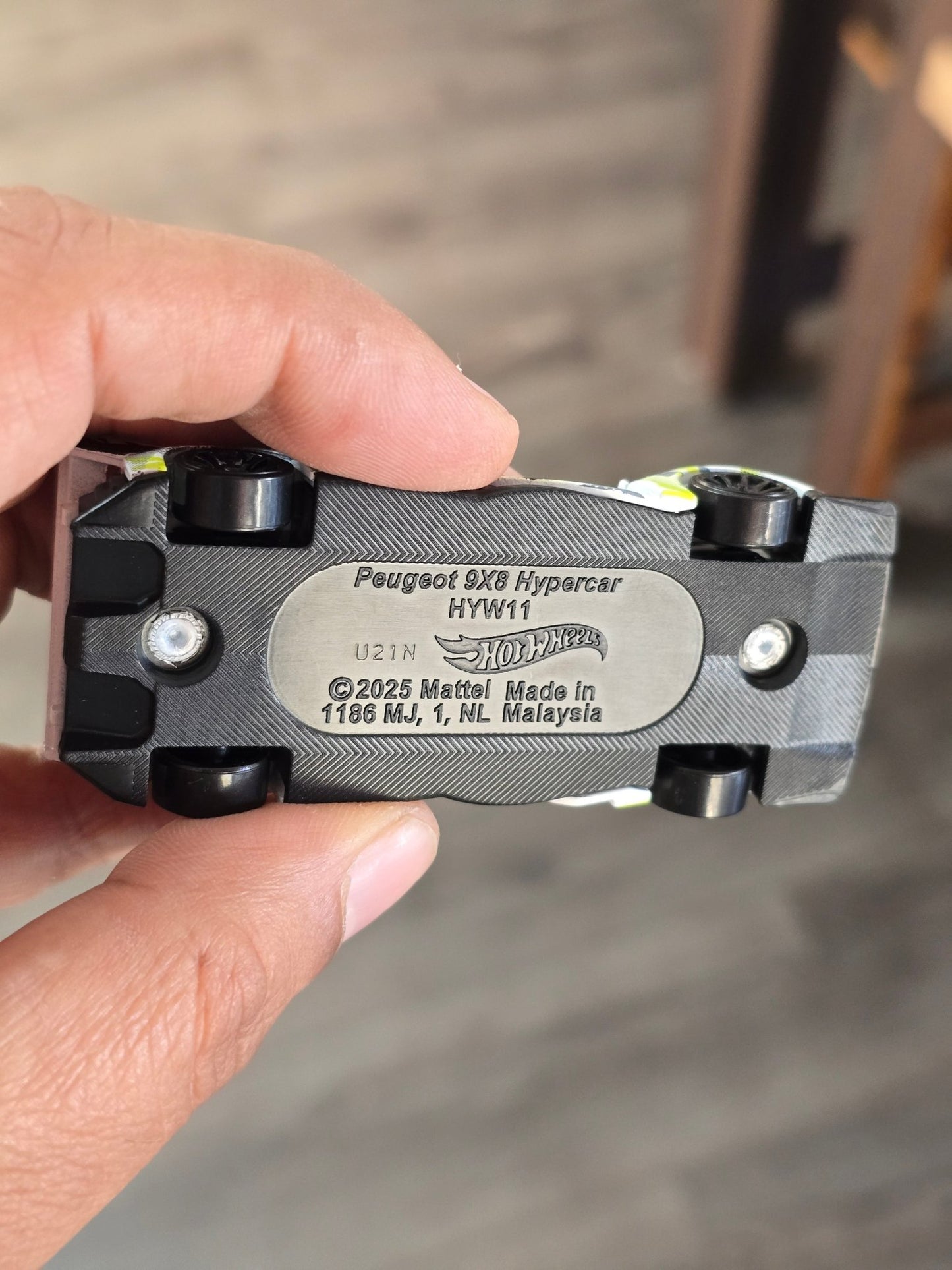 Hot Wheels Peugeot 9X8 Hypercar (Uncarded - New) - Kinder Logs