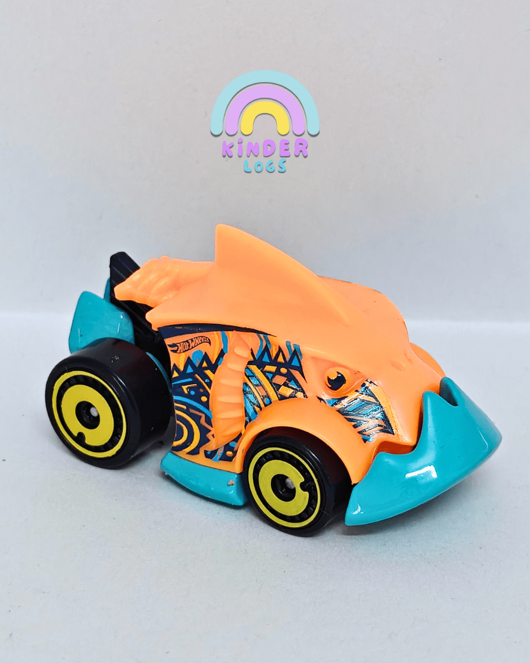 Hot Wheels Piranha Terror - Orange (Uncarded - New) - Kinder Logs