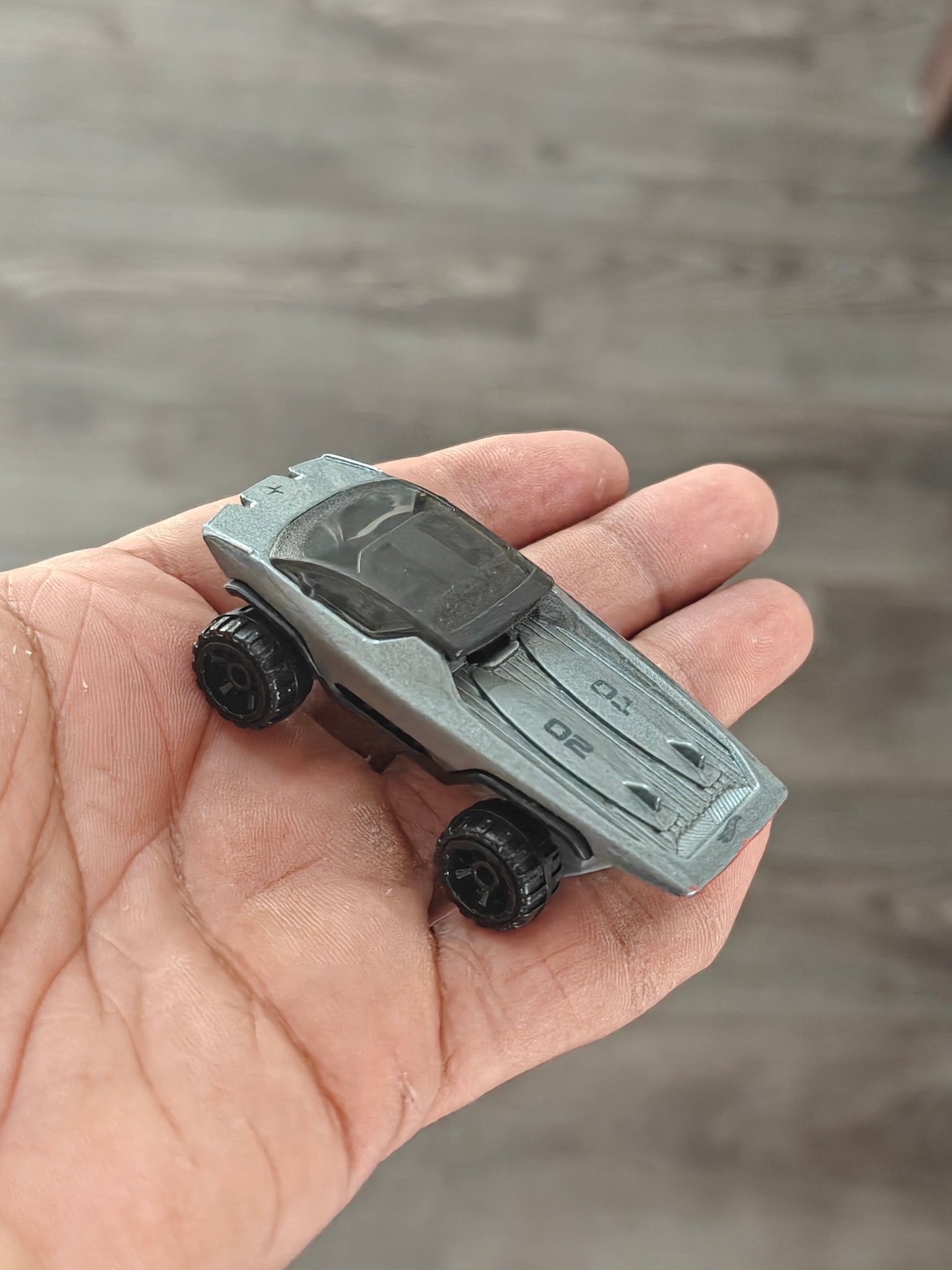 Hot Wheels Polestar TRX - Grey (Uncarded - New) - Kinder Logs