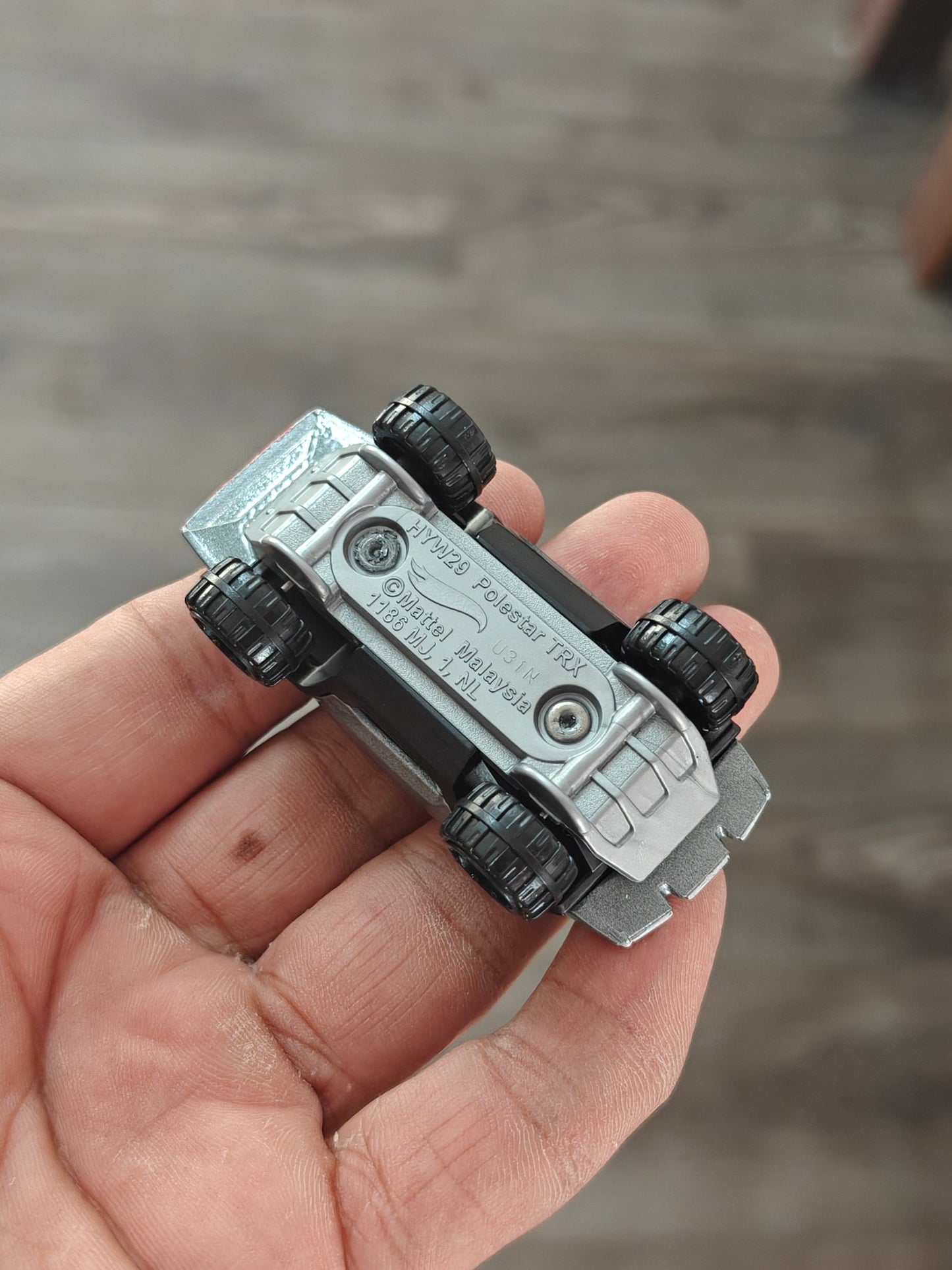 Hot Wheels Polestar TRX - Grey (Uncarded - New) - Kinder Logs