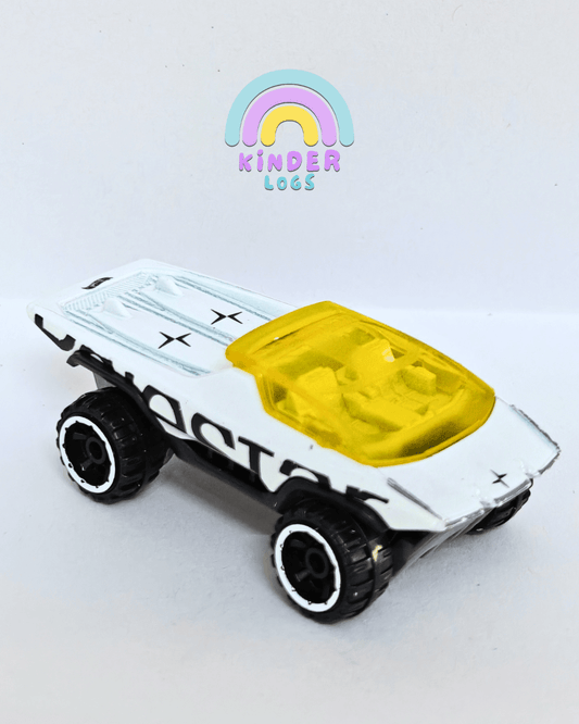 Hot Wheels Polestar TRX - White (Uncarded - New) - Kinder Logs