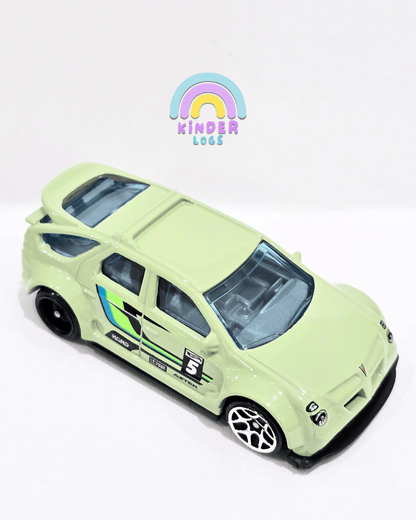 Hot Wheels Pontiac Aztek Custom - Light Green (Uncarded) - Kinder Logs
