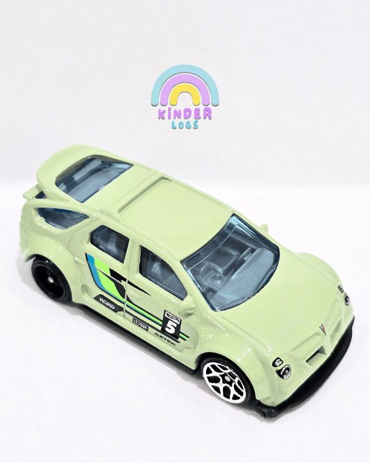 Hot Wheels Pontiac Aztek Custom - Light Green (Uncarded) - Kinder Logs